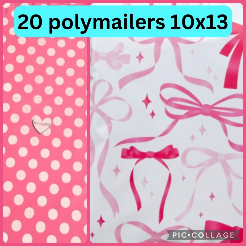 20 assorted poly mailers size 10x13